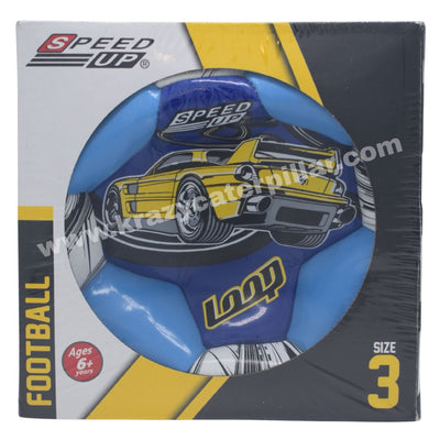 Speed Up Loop Car Football Size 3 - Blue