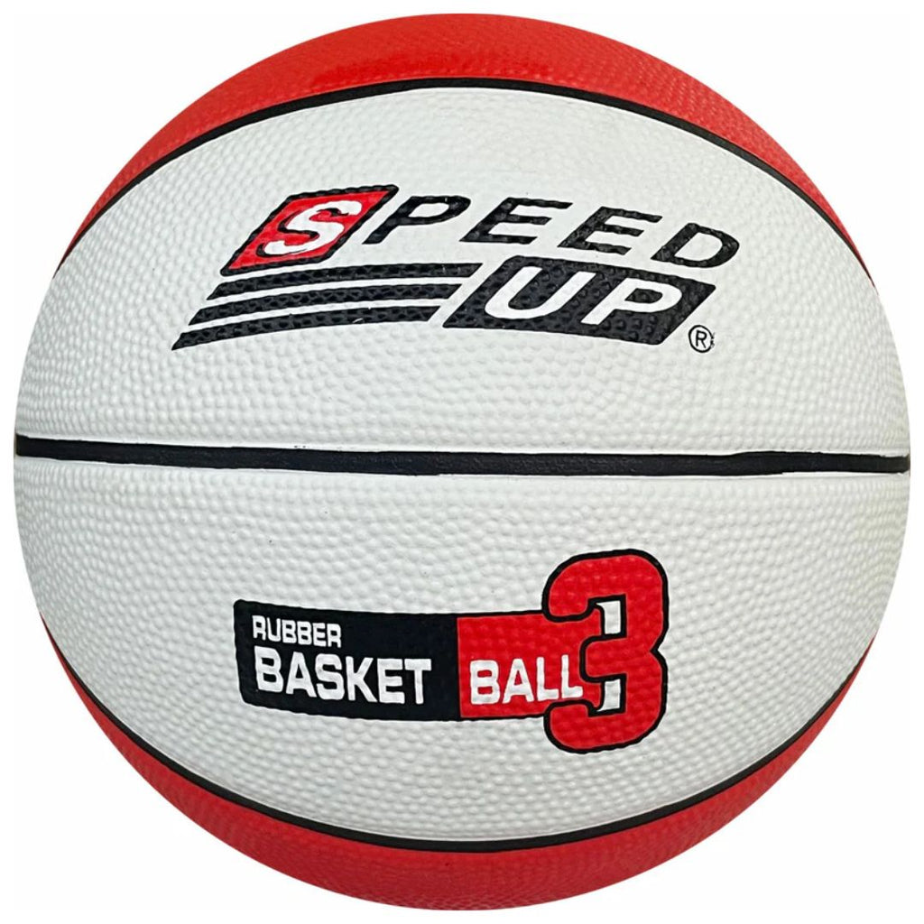 Speed Up: Rubber BasketBall Size 3 - Red