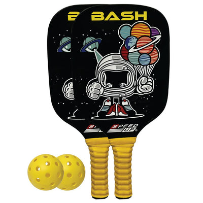 Speed Up: Wooden Pickleball Paddle and Ball Set - Astronaut Design ...