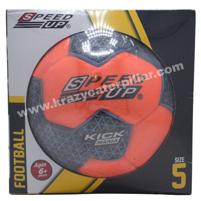 Speed Up: Kick Mania Football Size 5 - Black Orange