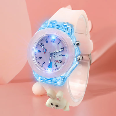 Spiky 3D Cartoon Analogue Multi-Function Watch for Kids