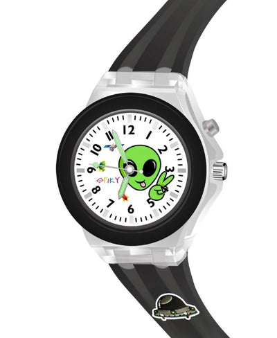 Spiky 3D Spaceship Analog Light Watch For Kids