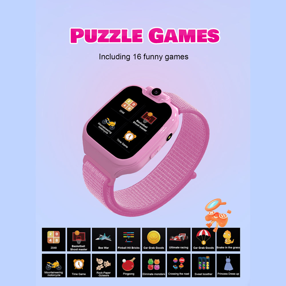 Spiky: Minotaur-Pink Smart Watch for Kids