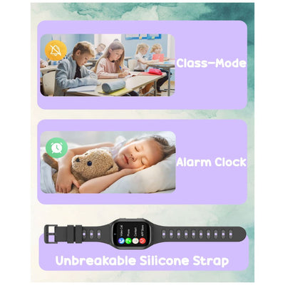 Spiky Chimera Android Smartwatch with Built in Jarvis AI - Black