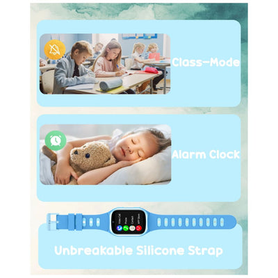 Spiky Chimera Android Smartwatch with Built in Jarvis AI - Blue