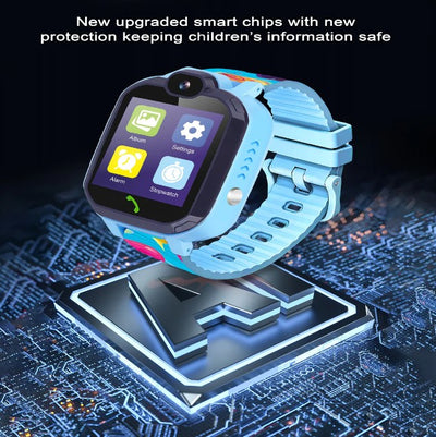 Spiky Cyclops 4G Calling Smartwatch - Blue