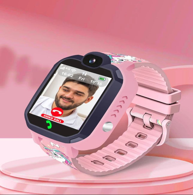 Spiky Cyclops 4G Calling Smartwatch - Pink