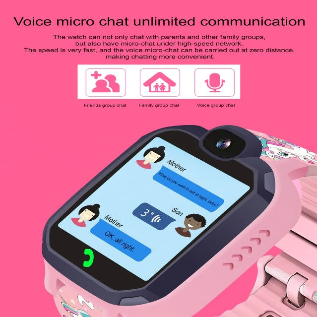 Spiky Cyclops 4G Calling Smartwatch - Pink