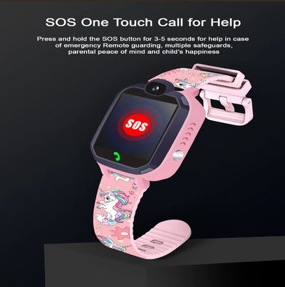 Spiky Cyclops 4G Calling Smartwatch - Pink