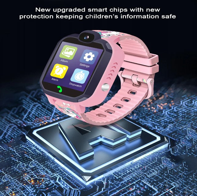 Spiky Cyclops 4G Calling Smartwatch - Pink