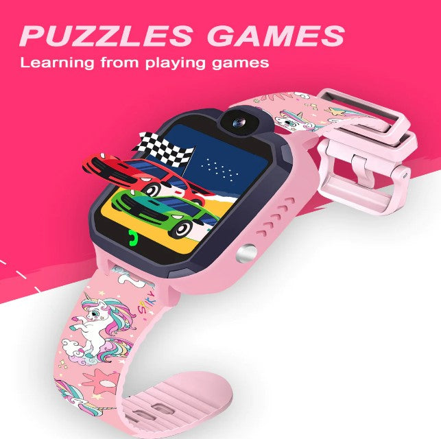 Spiky Cyclops 4G Calling Smartwatch - Pink