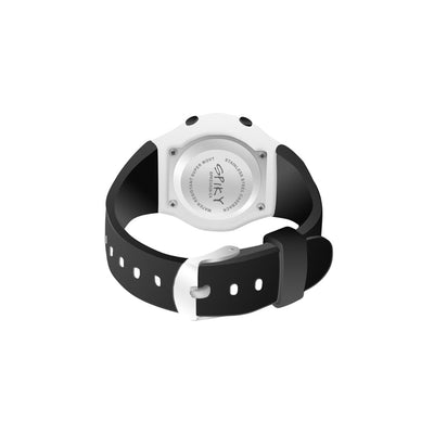 Spiky Fun Digital Watch for Kids with Cute Animal Dog - Black-White