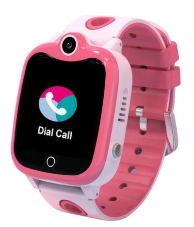 Spiky Ghoul 2G Calling Tracking - Pink Smart Watch