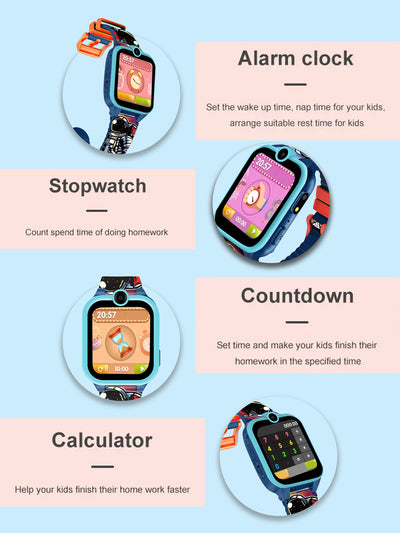 Spiky: Griffin-Blue Smart Watch for Kids