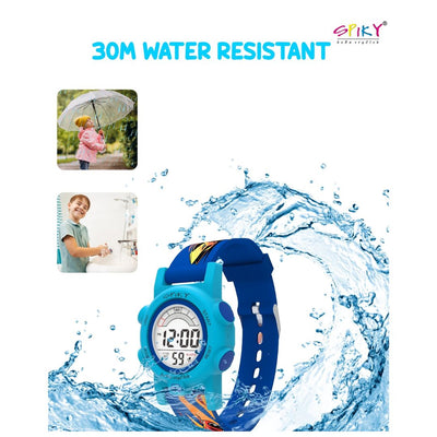 Spiky: Multi-functional Digital Sports Watch for Kids - Blue