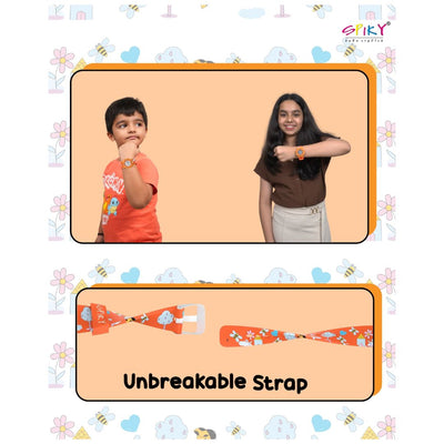 Spiky: Multi-functional Digital Sports Watch for Kids - Orange