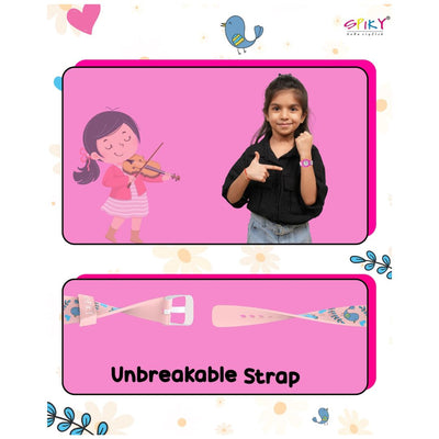 Spiky: Multi-functional Digital Sports Watch for Kids - Pink