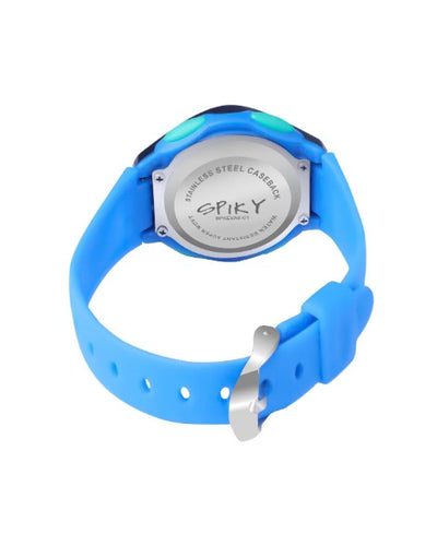 Spiky Round Digital Kids Sports Watch - Blue