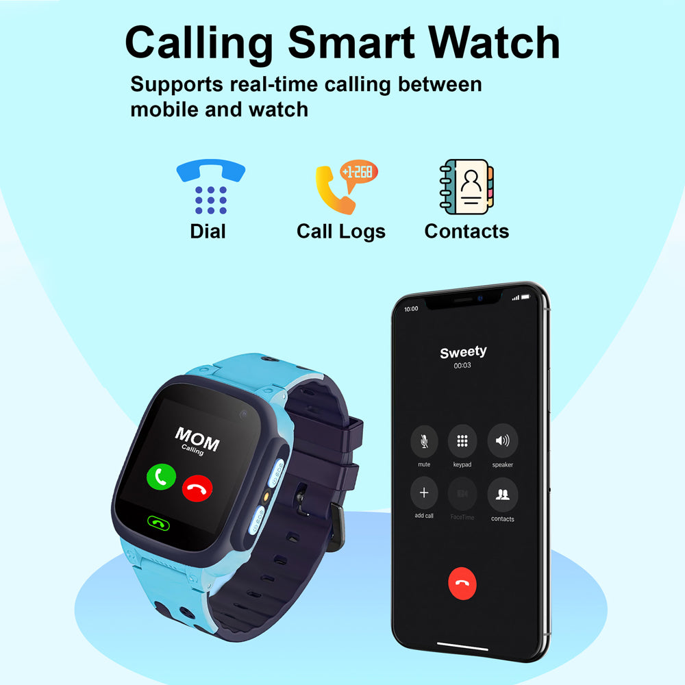 Spiky: Centaur-Blue Smart Watch for Kids