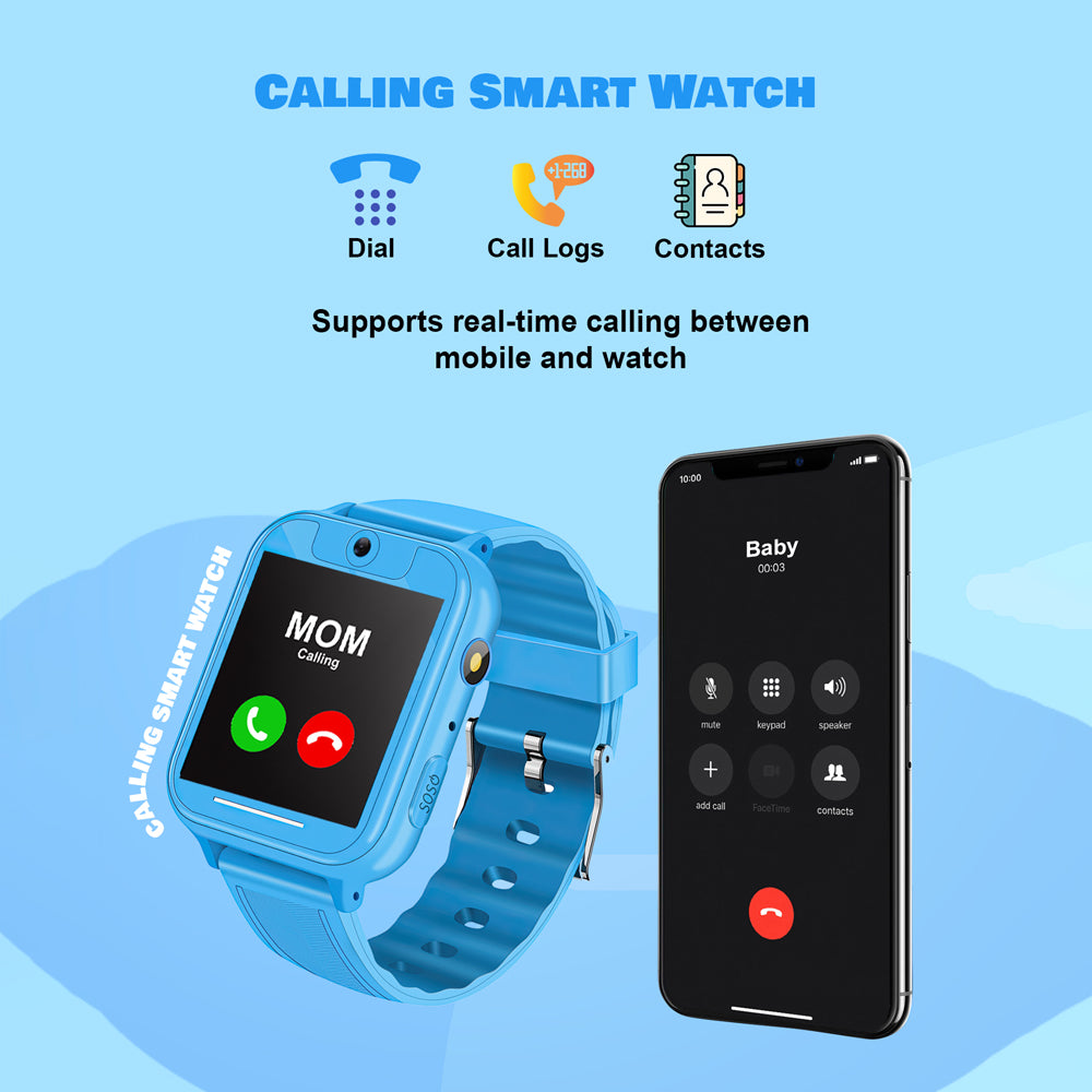 Spiky: Gremlin-Blue Smart Watch for Kids