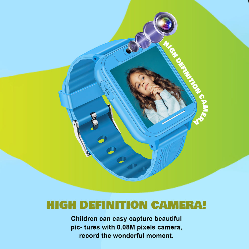 Spiky: Gremlin-Blue Smart Watch for Kids