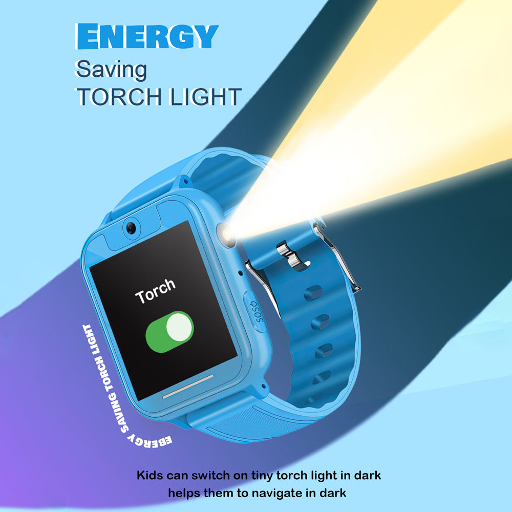 Spiky: Gremlin-Blue Smart Watch for Kids