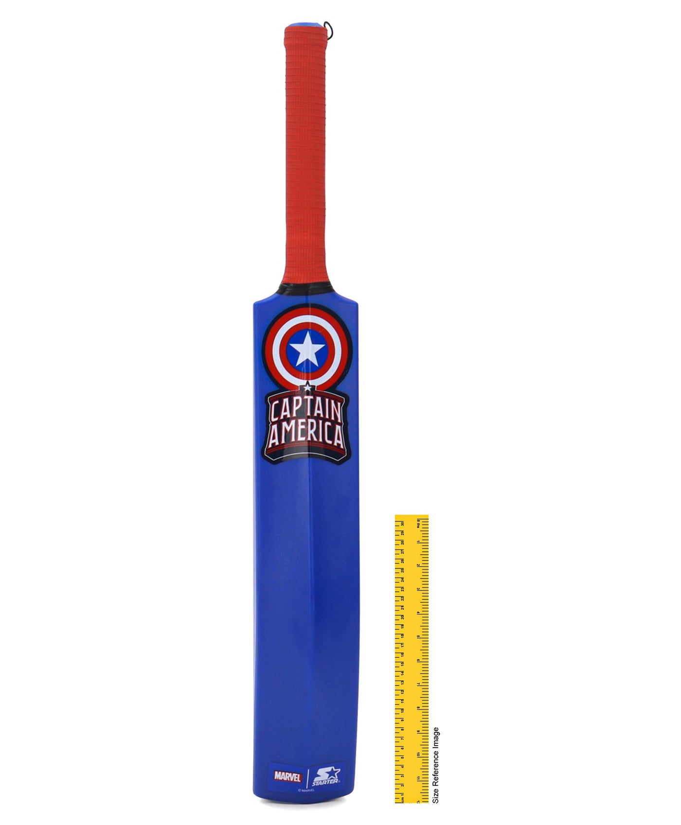 Starter Captain America Cricket Bat & Ball Set (Size: 4)