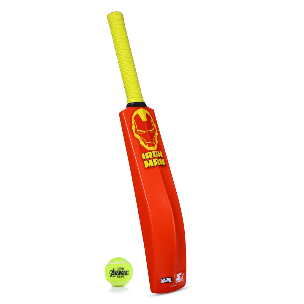 Starter Iron Man Cricket Bat & Ball Set, Size- 1