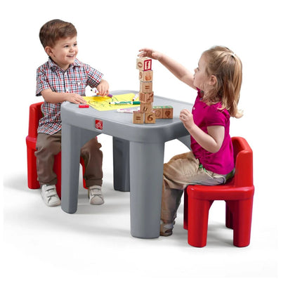 Step2: Mighty My Size Table & Chairs Set™ - Red
