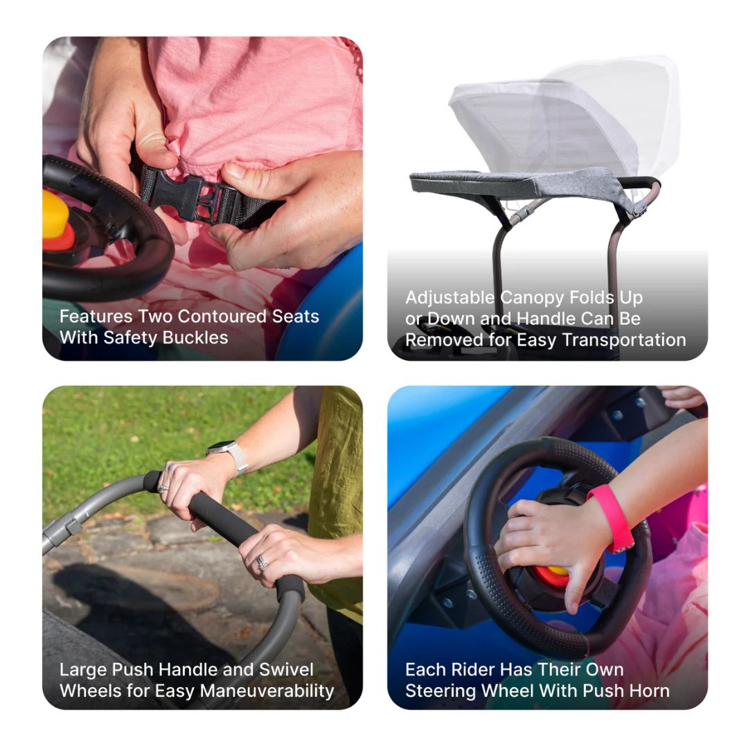 Step2: Side-By-Side Push Around SUV™ - Blue