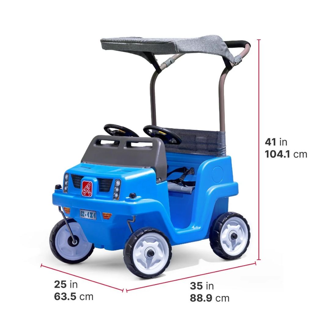 Step2: Side-By-Side Push Around SUV™ - Blue