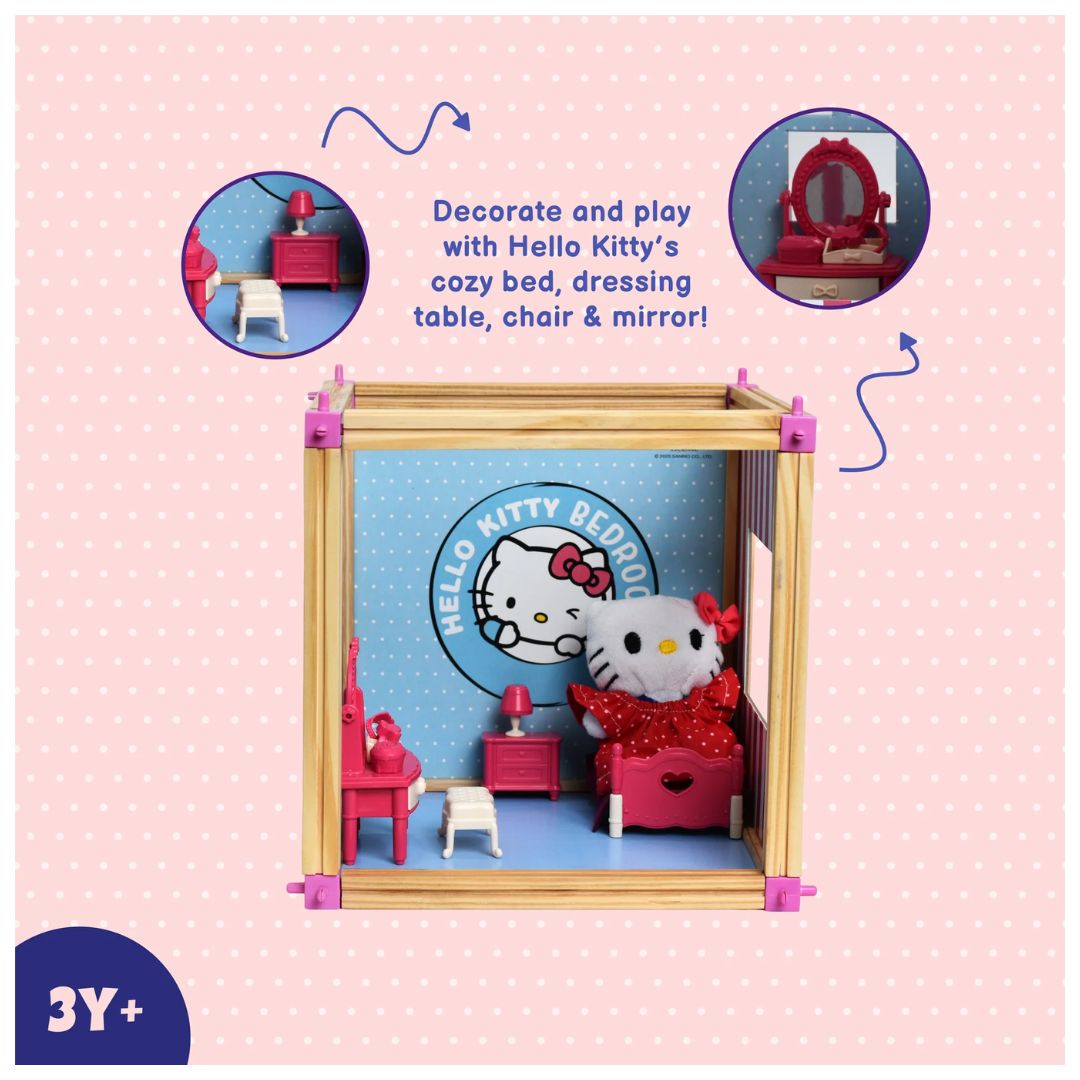 Tak Tak Toys: Hello Kitty - Bedroom Playset for Kids
