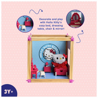 Tak Tak Toys: Hello Kitty - Bedroom Playset for Kids