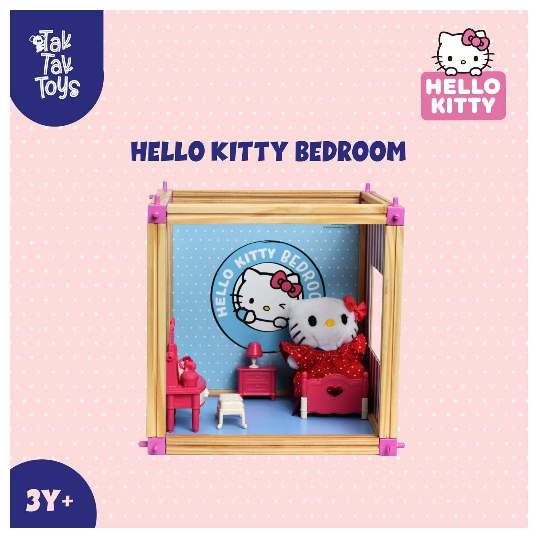 Tak Tak Toys: Hello Kitty - Bedroom Playset for Kids