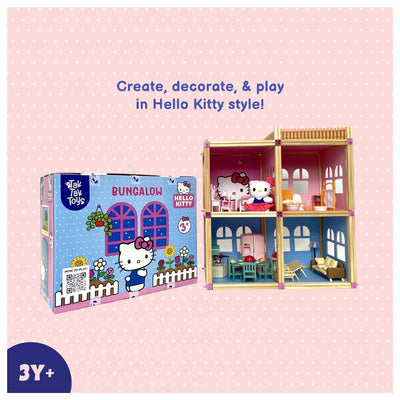 Tak Tak Toys: Hello Kitty - Bungalow Dollhouse Playset