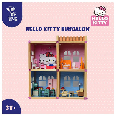 Tak Tak Toys: Hello Kitty - Bungalow Dollhouse Playset
