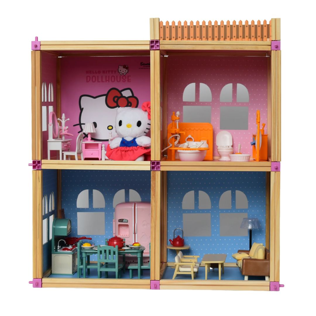 Tak Tak Toys: Hello Kitty - Bungalow Dollhouse Playset