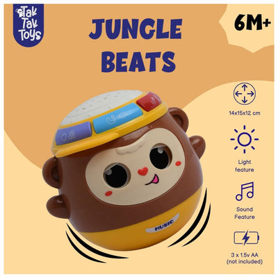 Tak Tak Toys: Jungle Beats - Musical Monkey with Lights
