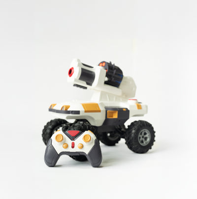 Tak Tak: 2-in-1 Lunar Ranger Remote Controlled Soft Blaster Tank
