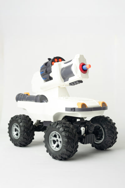 Tak Tak: 2-in-1 Lunar Ranger Remote Controlled Soft Blaster Tank