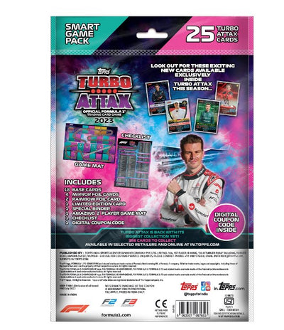 Topps F1 Turbo Attax trading and collectible card game (Smart Game Pack)