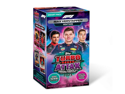 Topps F1 Turbo Attax trading and collectible card game (Smart Pack- Max Verstappen verison)