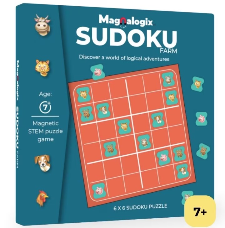 Toy Kraft: Sudoku Farm - Magnetic Puzzle Game