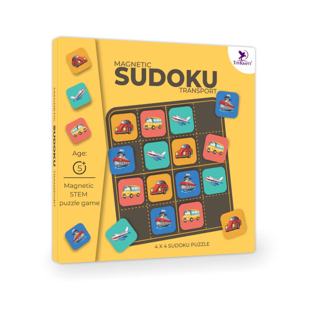 Toy Kraft: Sudoku Transport - Magnetic Puzzle Game