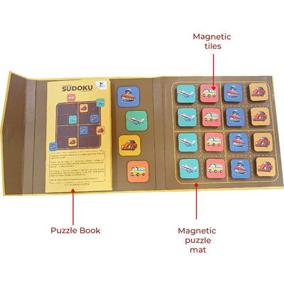 Toy Kraft: Sudoku Transport - Magnetic Puzzle Game