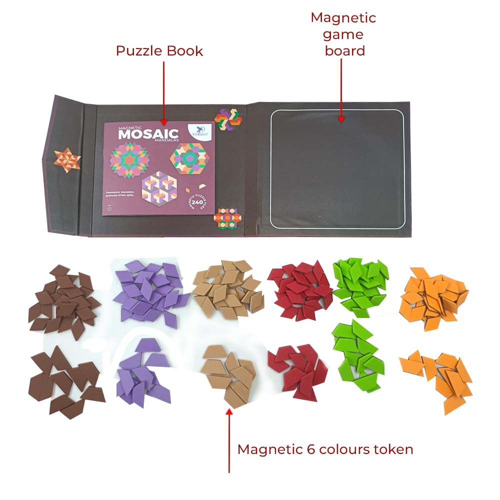 Toy Kraft: Mosaic Mandalas - Magnetic Mind Game