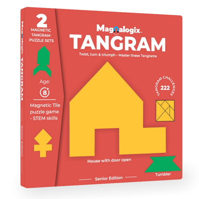 Toy Kraft: Tangram Senior - Magnetic Brain Game