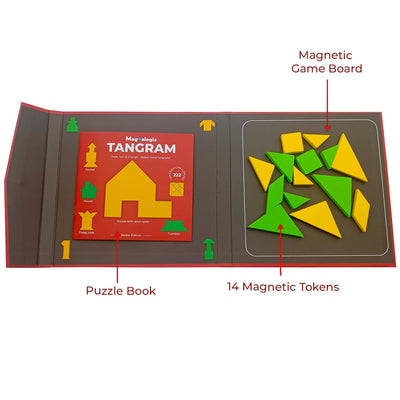 Toy Kraft: Tangram Senior - Magnetic Brain Game