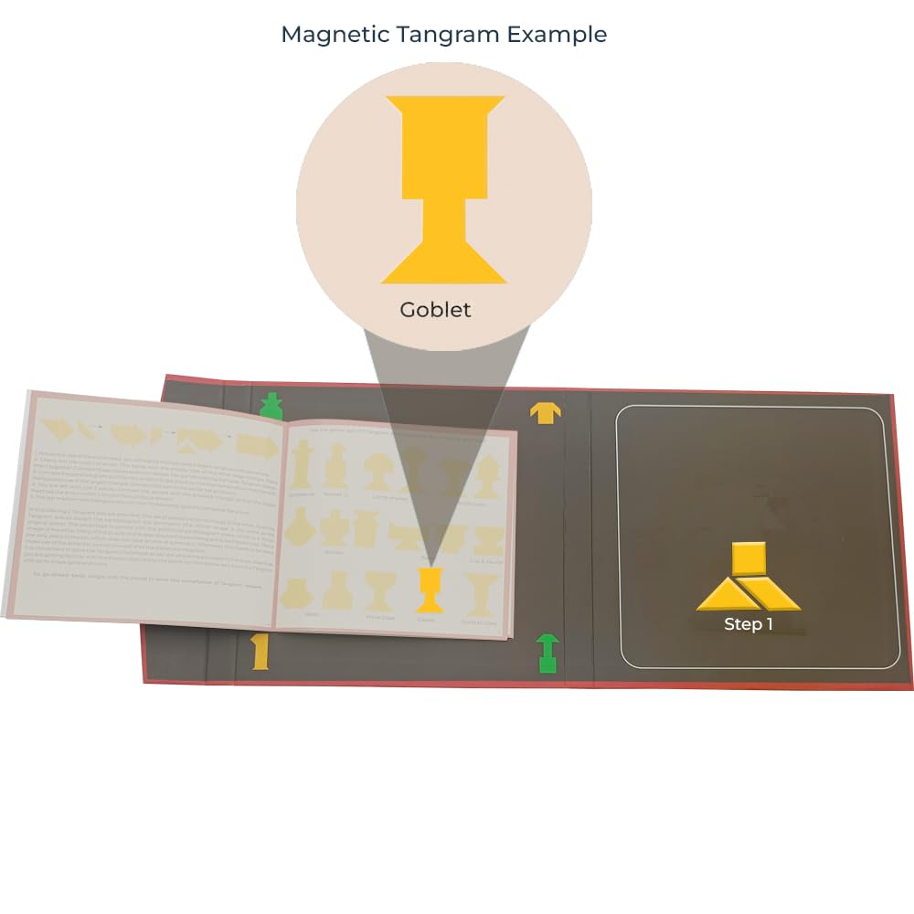 Toy Kraft: Tangram Senior - Magnetic Brain Game