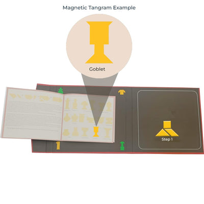 Toy Kraft: Tangram Senior - Magnetic Brain Game